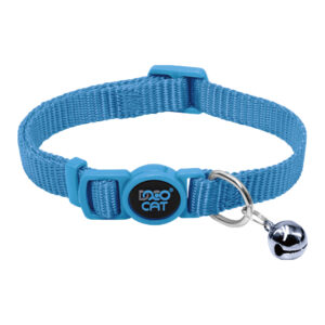 Collar Deo Cat para Gato - Celeste con Cascabel
