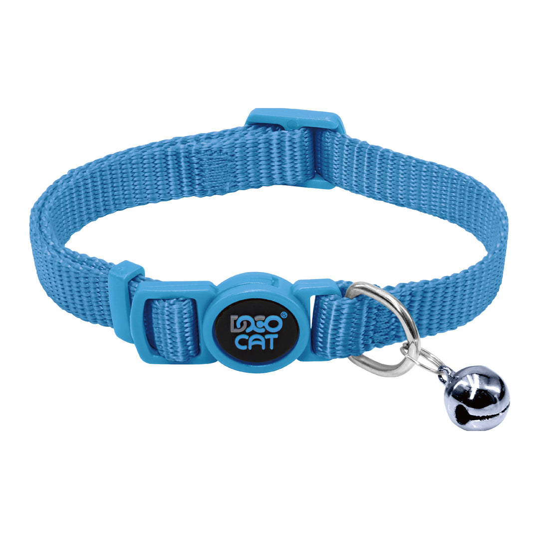 Collar Deo Cat para Gato - Celeste con Cascabel