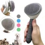 Cepillo Autolimpiante para Mascotas - Quita Pelo Fácil