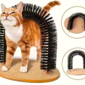 Arco Cepillo para Gatos - Self Groomer con Rascador