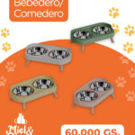 "Comedero Elevado Doble - Funcionalidad y Orden"