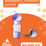Bebedero / Comedero Portátil 2 en 1