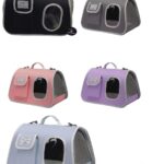 Bolso Transportador Plegable con Ventanas para Mascotas