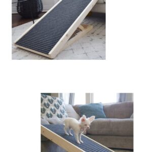 Rampa de Madera Regulable para Mascotas