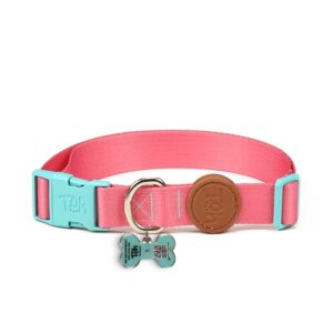 Collar Toh Classic - Rosa Chicle con Celeste