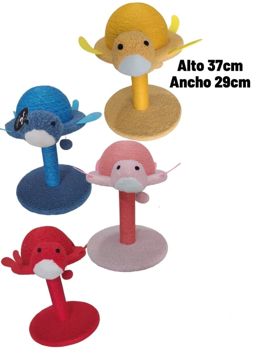 Rascador para Gatos - Diseño Tortuguita con Sisal