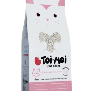 Arena Sanitaria Toi-Moi Cat Litter - Aroma Baby Powder Aglomerante
