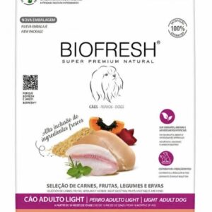 BIOFRESH SUPER PREMIUM NATURAL - CÃO ADULTO LIGHT - PORTE PEQUEÑO Y MINI