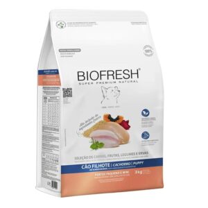 BIOFRESH SUPER PREMIUM NATURAL - CÃO FILHOTE / CACHORRO / PUPPY - PORTE PEQUEÑO Y MINI
