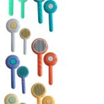 CEPILLO CARDINA CIRCULAR AUTOLIMPIABLE PARA PERROS Y GATOS - COLORES PASTEL
