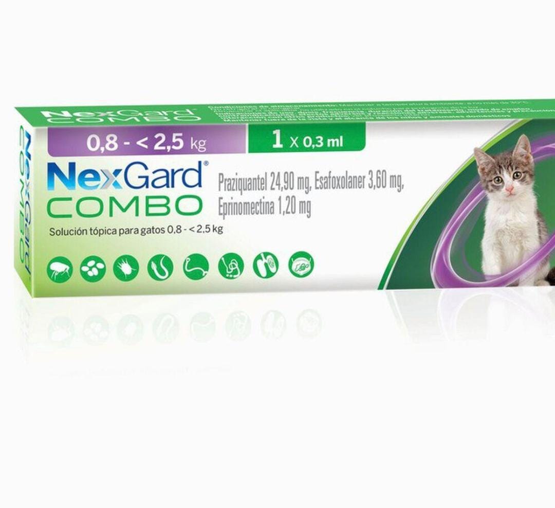 NEXGARD COMBO PARA GATOS - Hasta 2.5 kg