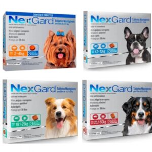 NEXGARD Tableta Masticable - 1 Tableta - Antipulgas y Garrapatas