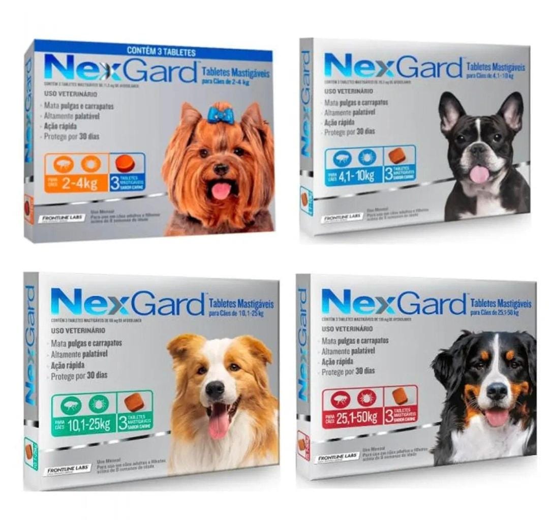 NEXGARD Tableta Masticable - 1 Tableta - Antipulgas y Garrapatas