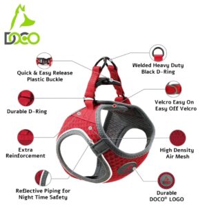 Pechera DOCO Athletica QUICK FIT Reflectiva para Perros