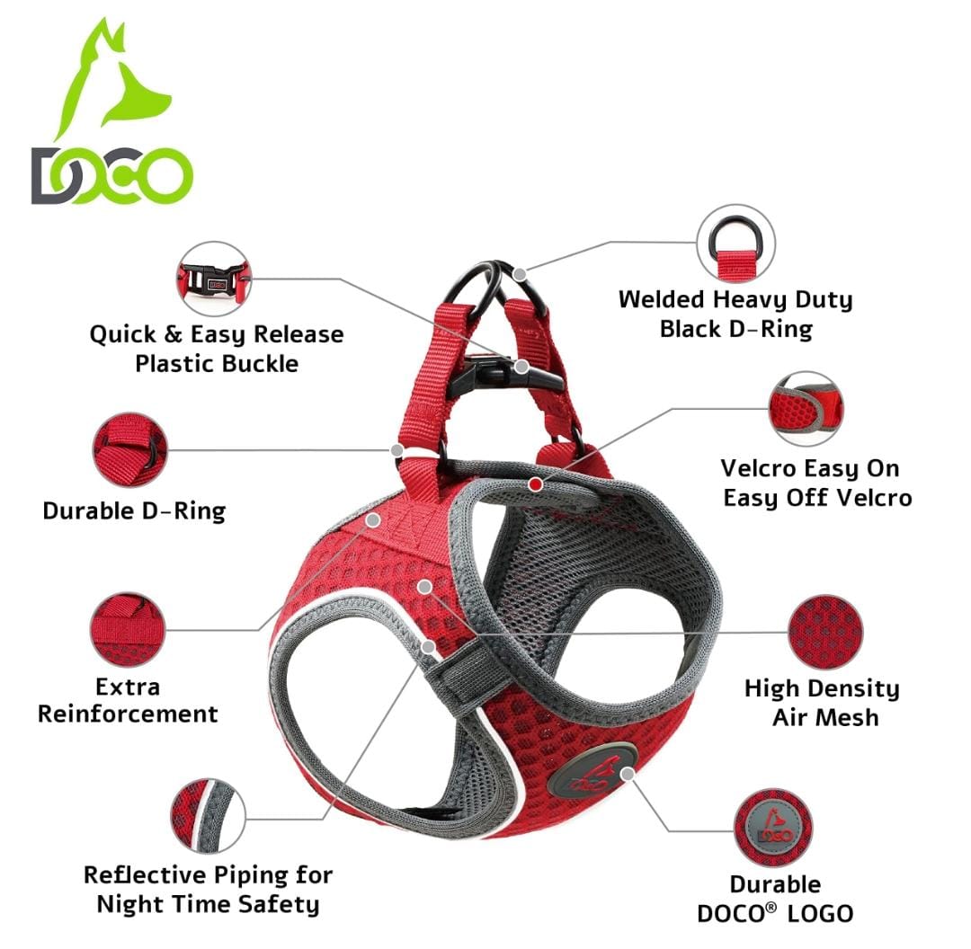 Pechera DOCO Athletica QUICK FIT Reflectiva para Perros