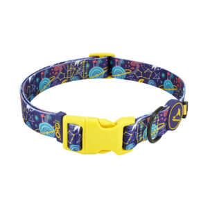 Collar Ajustable DOCO para Perros con Estampado Espacial