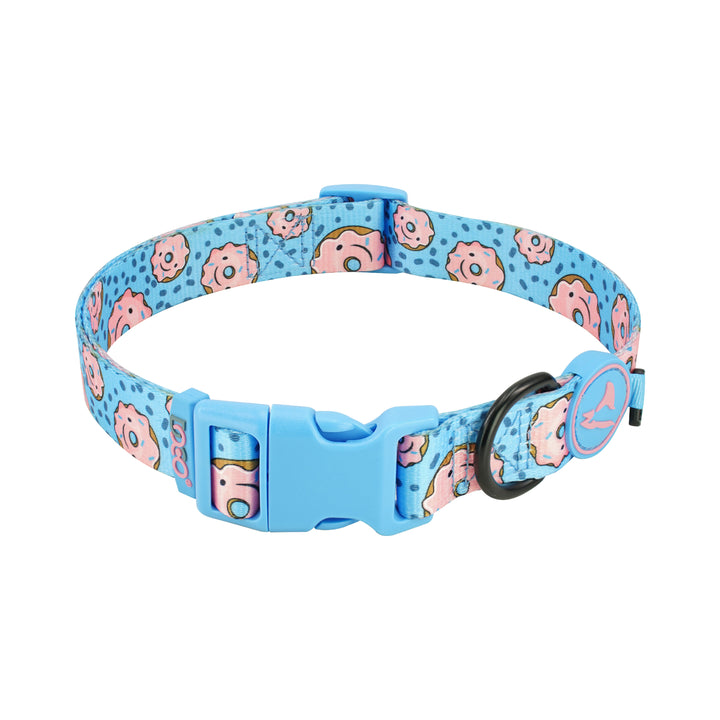 Collar Ajustable DOCO para Perros con Estampado de Donas