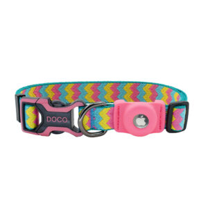 Collar DOCO Ajustable para Perros con Porta AirTag – Resistente y Seguro